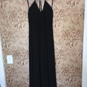 Long Black halter dress